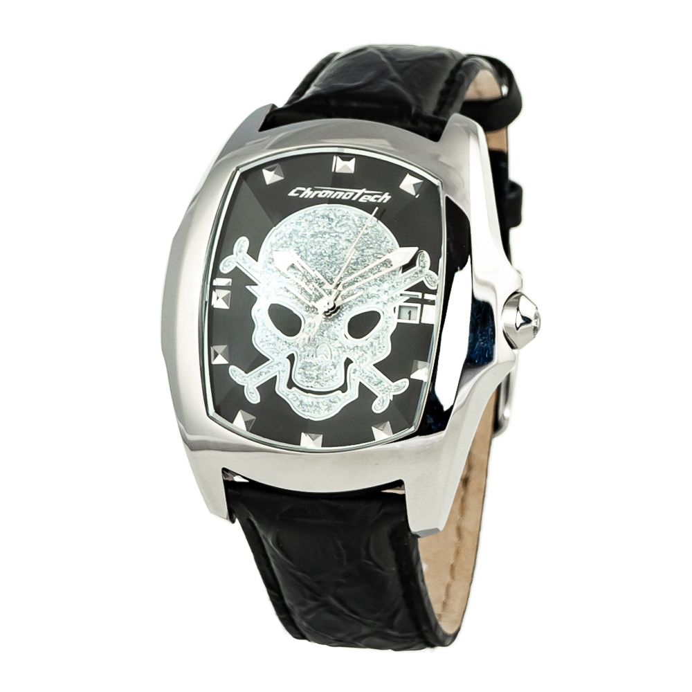 

Мужские часы Chronotech Leather, черный