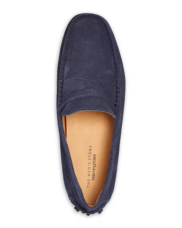 Мужские лоферы с монеткой - эксклюзив The Men'S Store At Bloomingdale'S, синий — фото 2