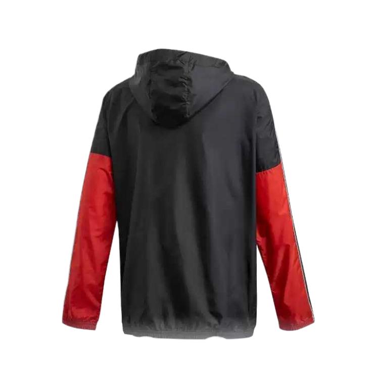 Adidas Детская куртка, черный/свежий красный/белый — фото 3