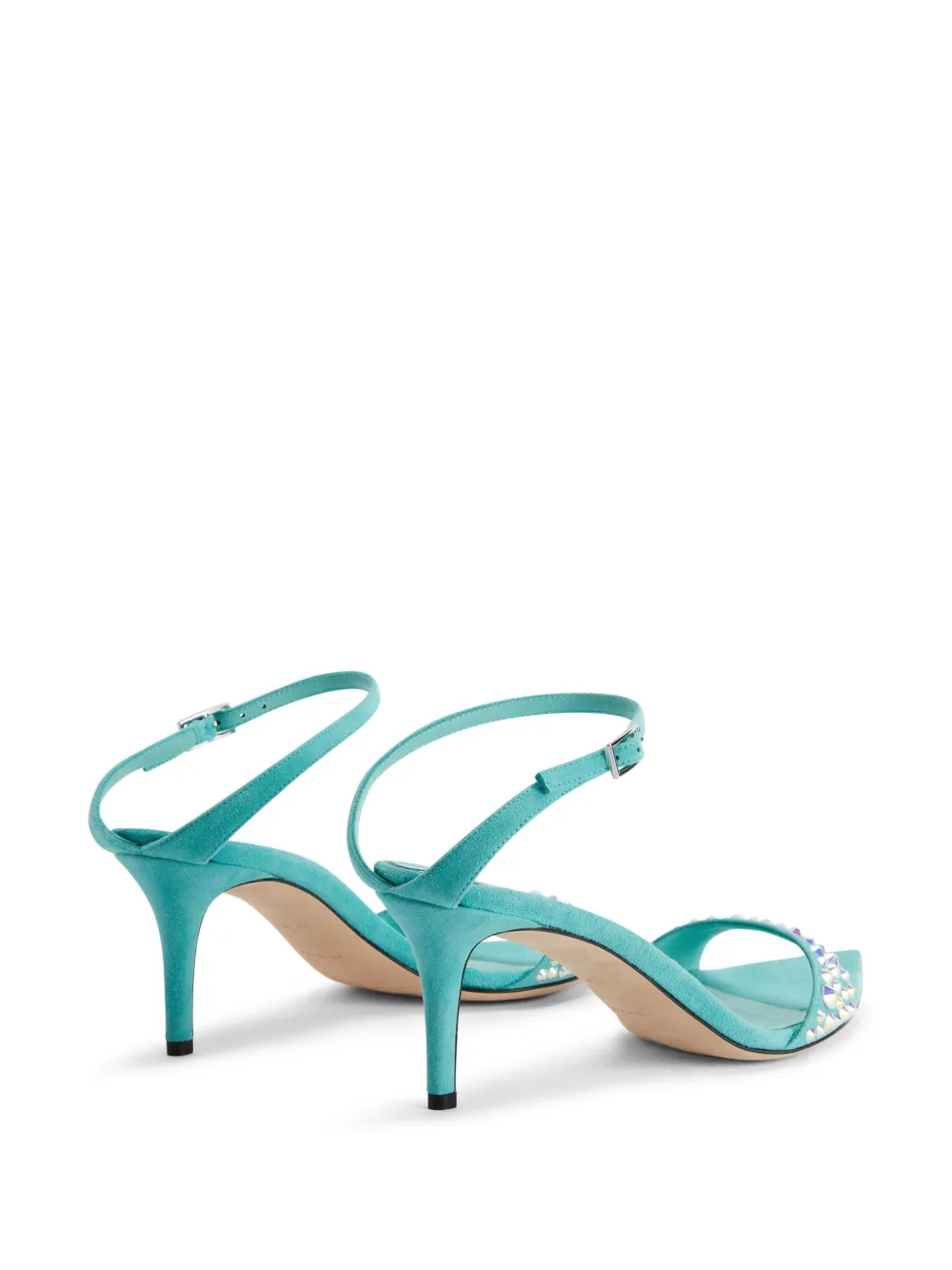 Босоножки Intriigo Queen 70 с кристаллами Giuseppe Zanotti, синий — фото 3