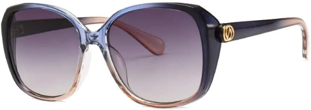 

Поляризованные солнцезащитные очки, квадратные солнцезащитные очки для женщин, винтажные солнцезащитные очки для женщин, градиентные линзы UV400 HUABDVCT, C06