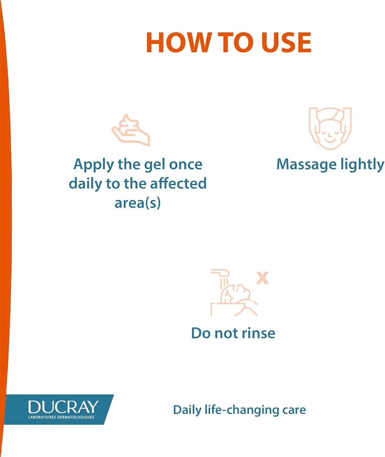 Стимулирующий гель для волос 30 мл от Ducray ‎Ducray — фото 2