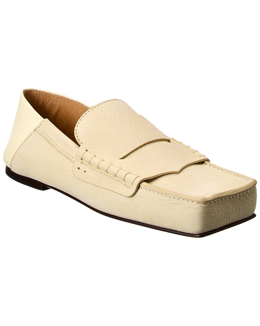 Jacquemus The Carre кожаные лоферы, коричневый