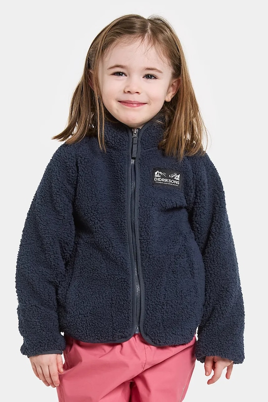 

Толстовка GIBBS KIDS FULLZIP 2 из флиса Didriksons, темно-синий