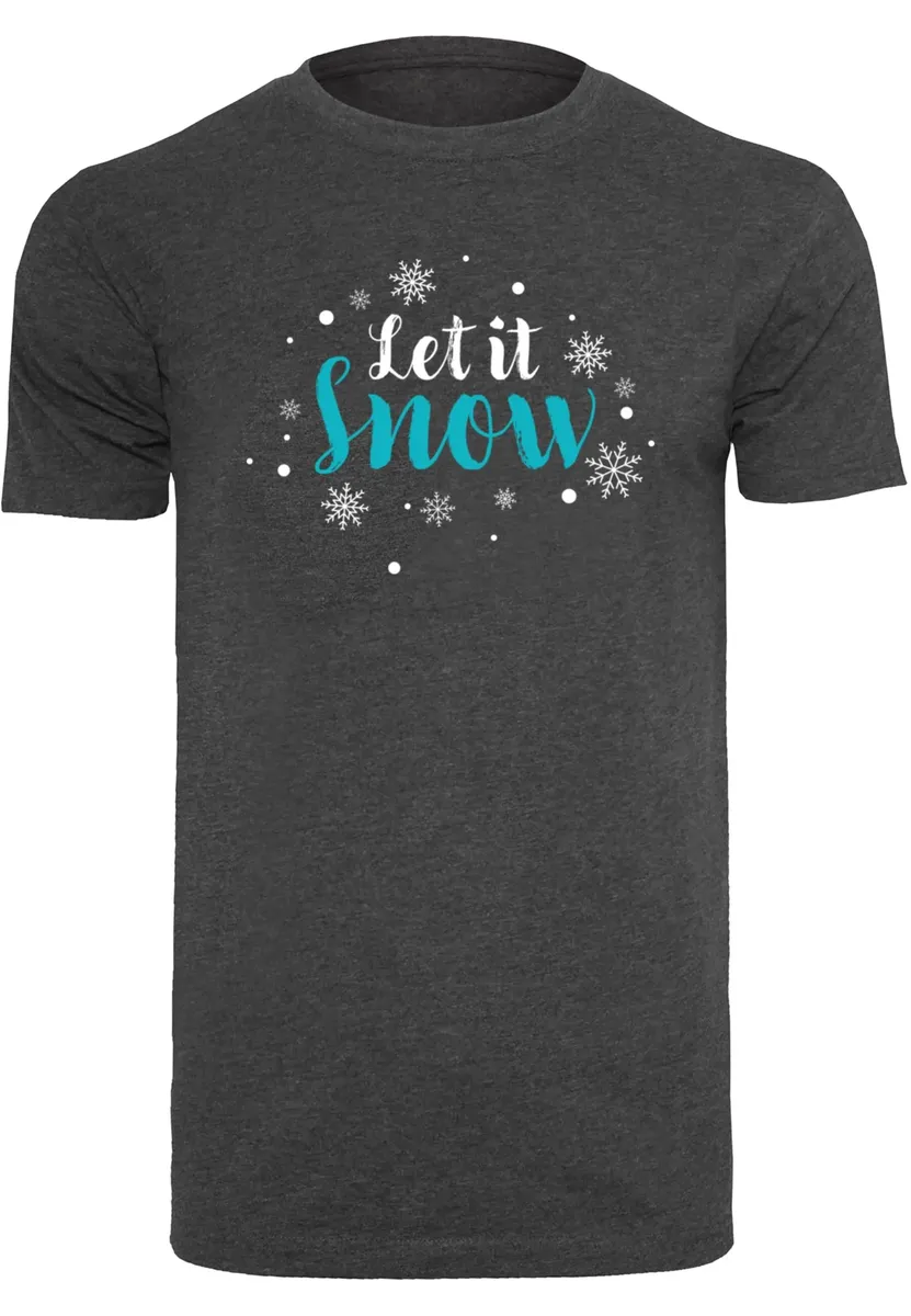 

Футболка Merchcode " Merchcode Мужская футболка Let it Snow с круглым вырезом", цвет Charcoal