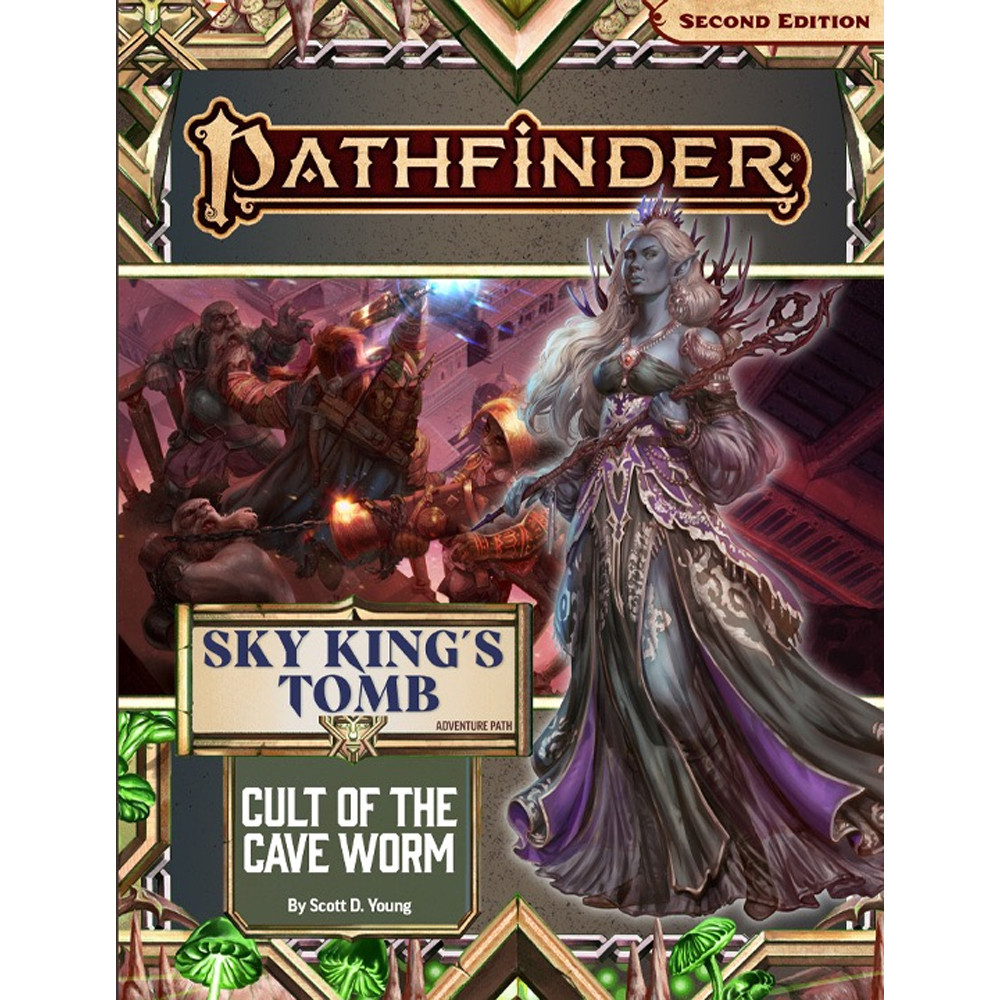 

Ролевая игра Paizo Publishing Pathfinder 2E RPG: Adventure Path - Cult of the Cave Worm (Sky King's Tomb 2 of 3)