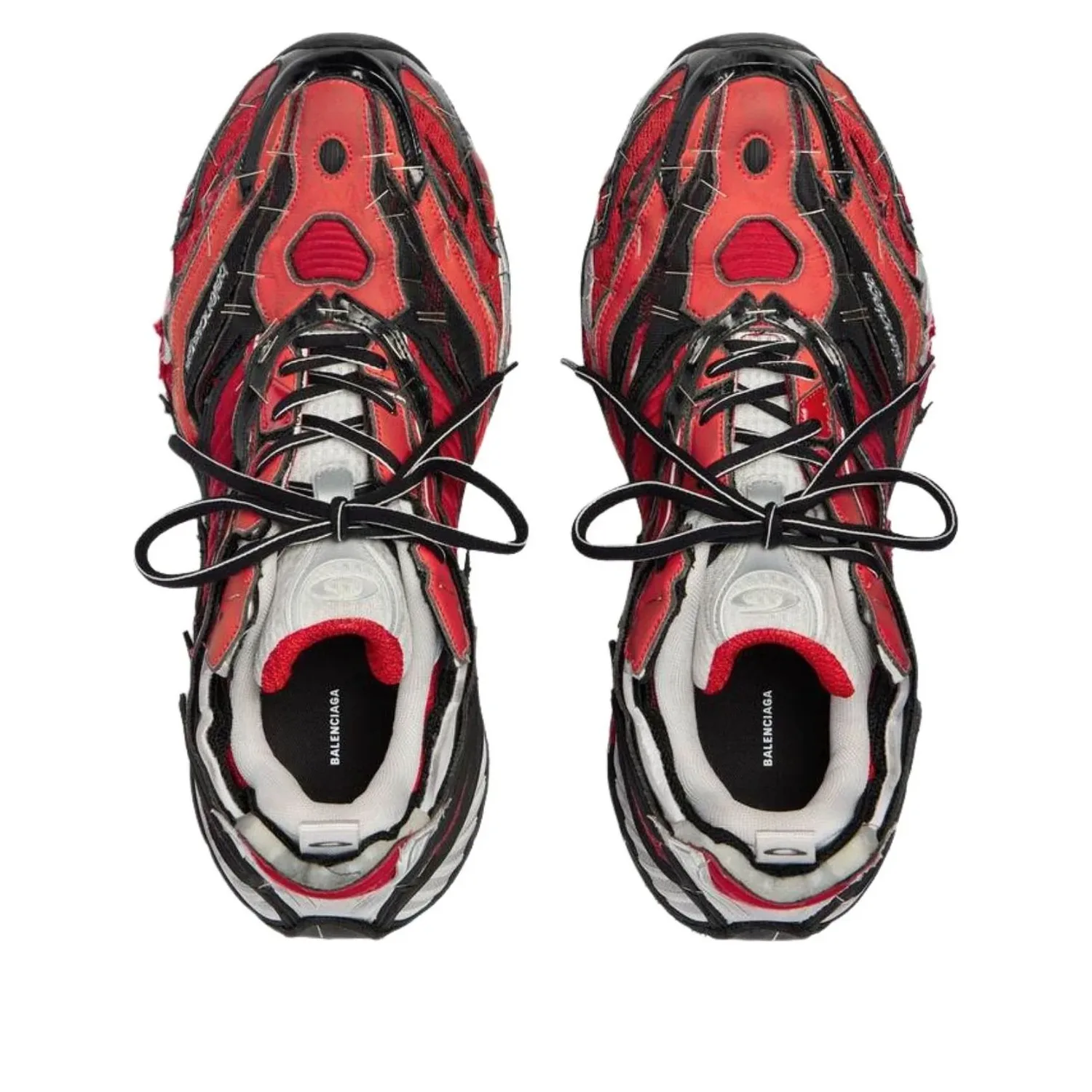 Кроссовки Balenciaga Soleless 'Red Black' — фото 3