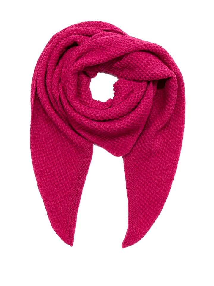 

Мягкий шарф с бахромой - аксессуар для холодных дней в розовом цвете. Faera