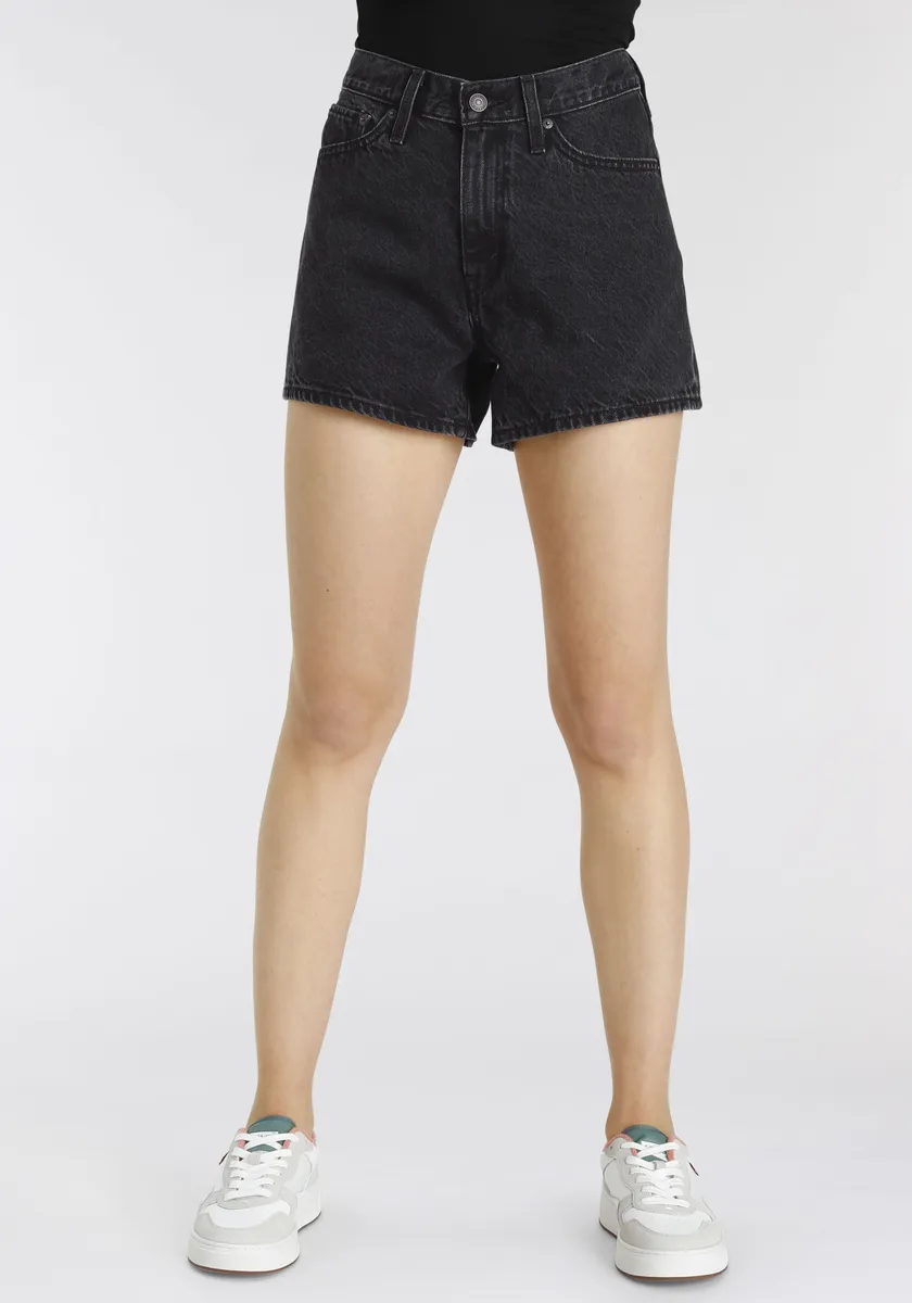 

Джинсовые шорты Levi's "80S MOM SHORT", черный