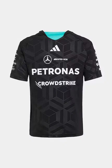 Футболка детская MERCEDES Adidas Performance, черный — фото 2