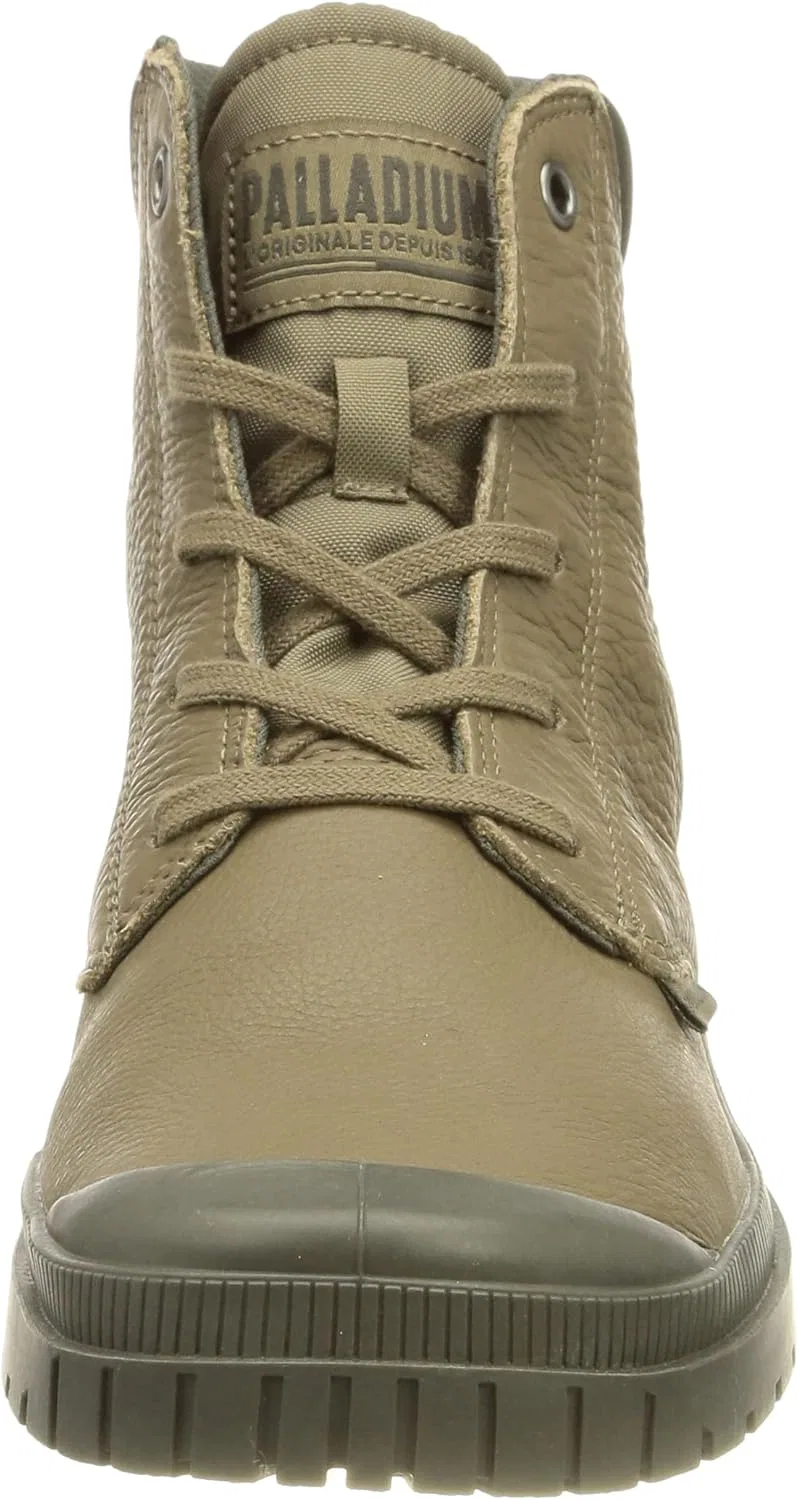 Ботинки Palladium Unisex Pampa Sp20 Cuff LTH, Walnut — фото 2