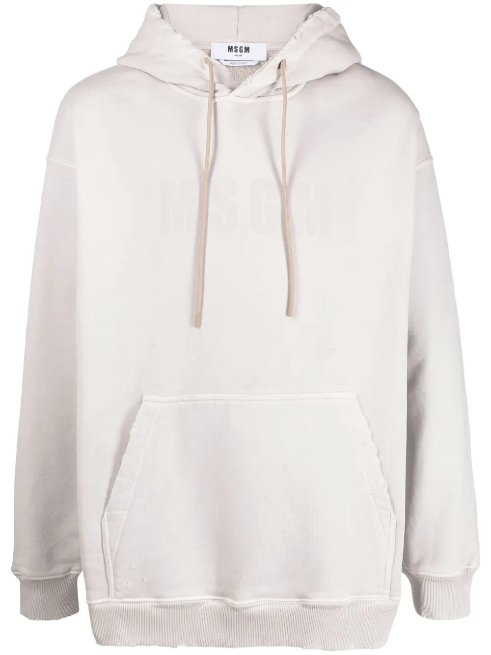

Худи с логотипом MSGM, серый