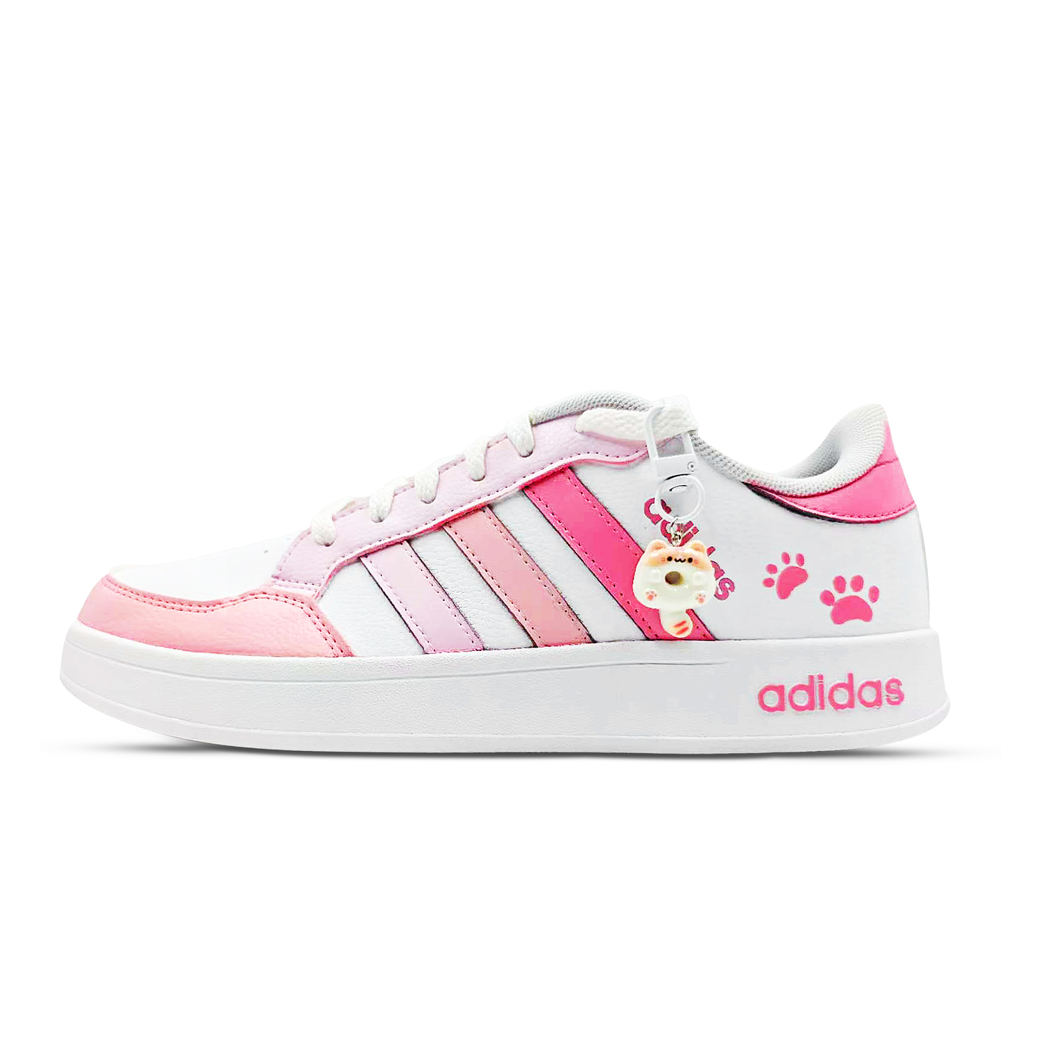 

Adidas Розовые низкие скейтерские котята унисекс, цвет Pink