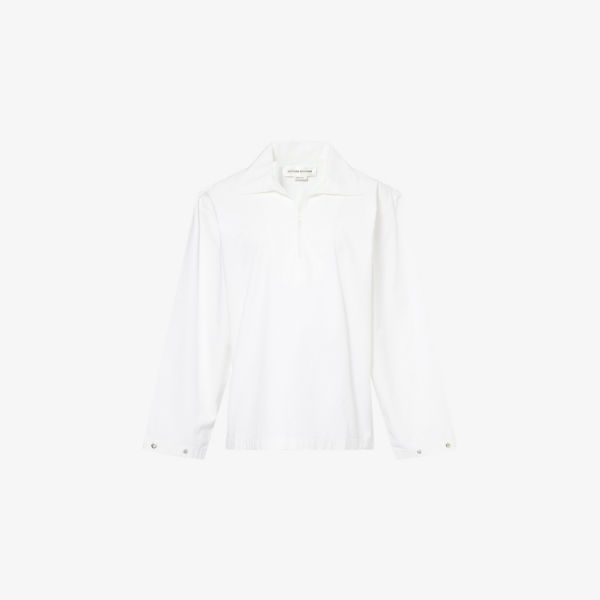 

Блуза оверсайз Victoria Beckham с отделкой Tab-Trim, белый