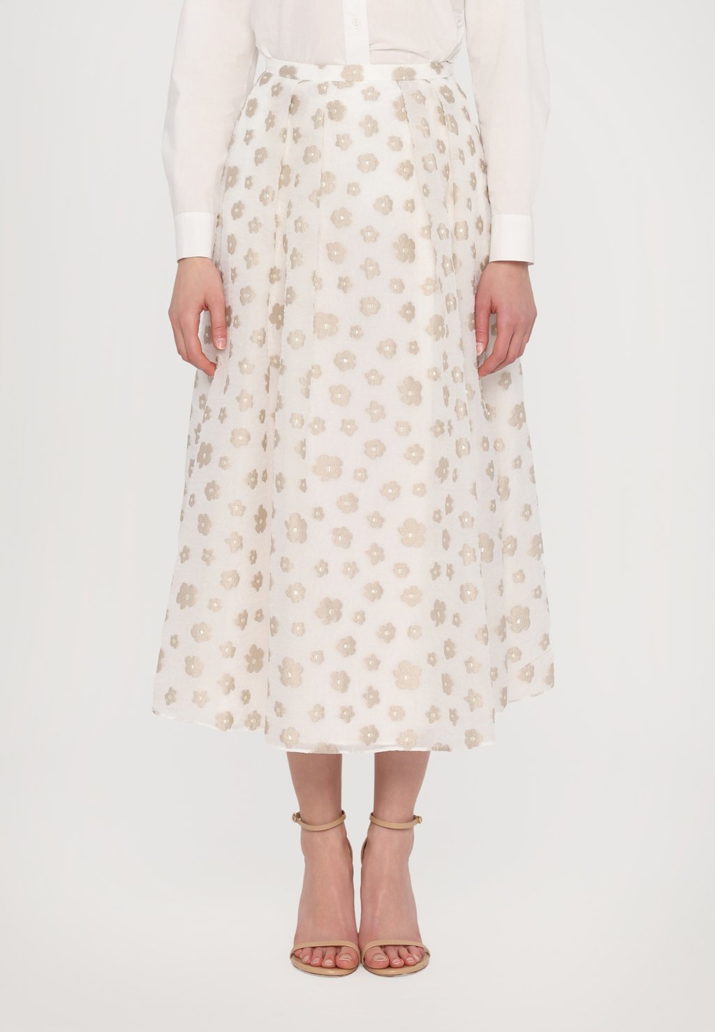 

Юбка макси SKIRT Emporio Armani, белый