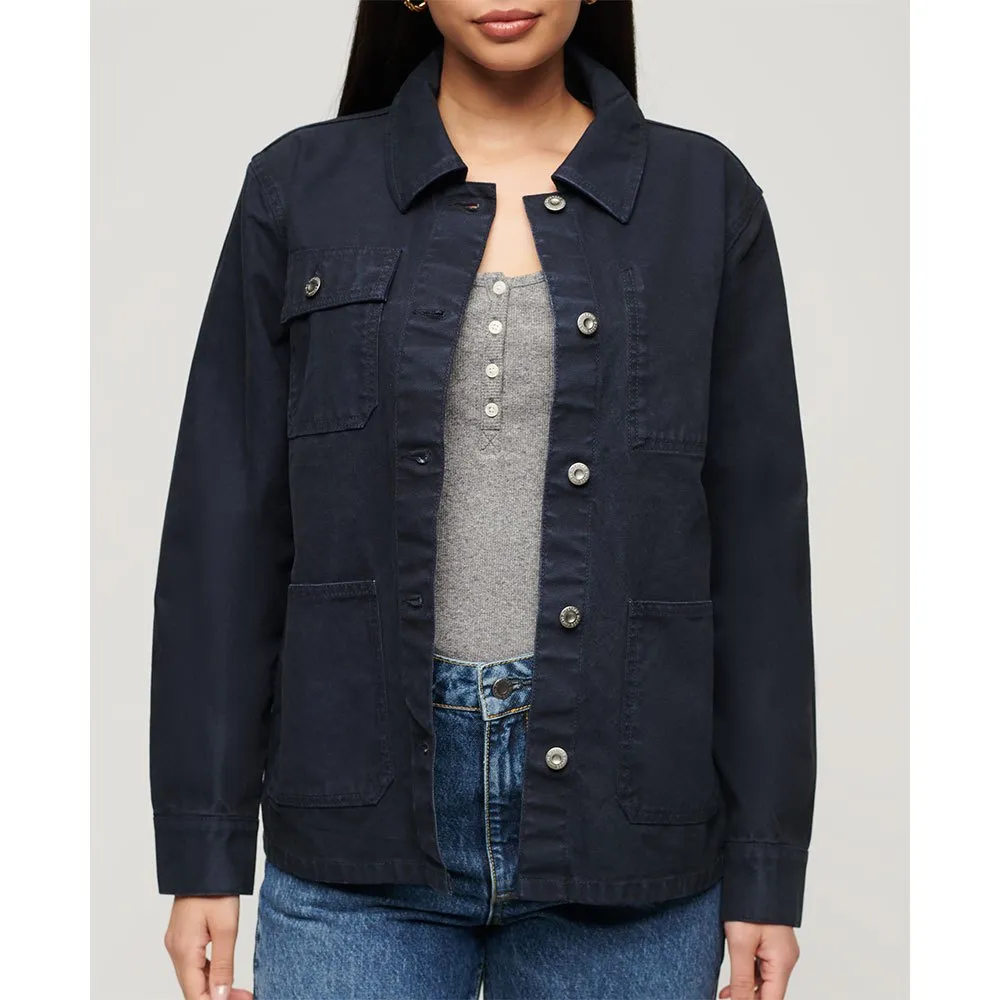 

Куртка Superdry Canvas Chore, синий