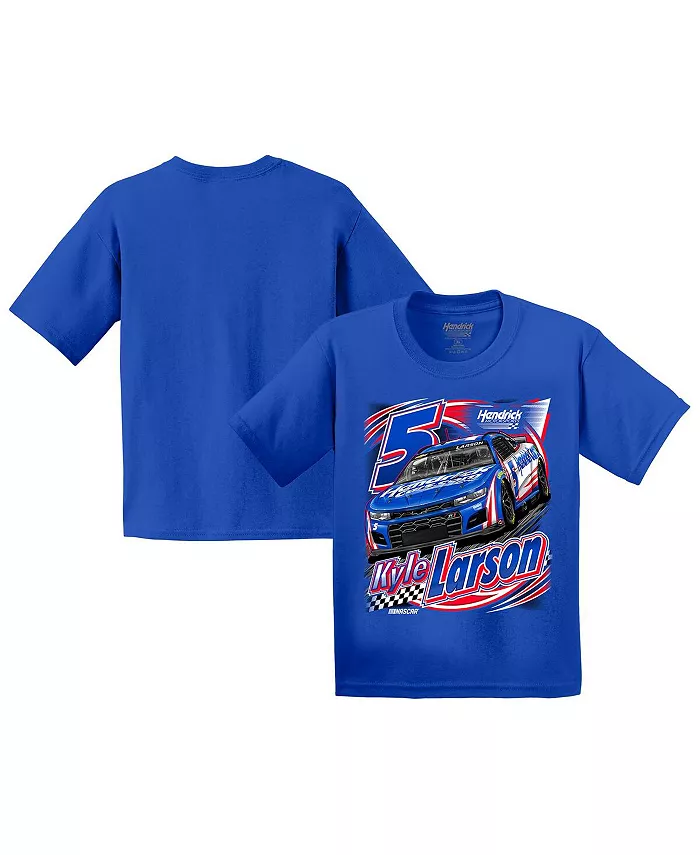 

Футболка Royal Kyle Larson для подростков Hendrick Motorsports Team Collection