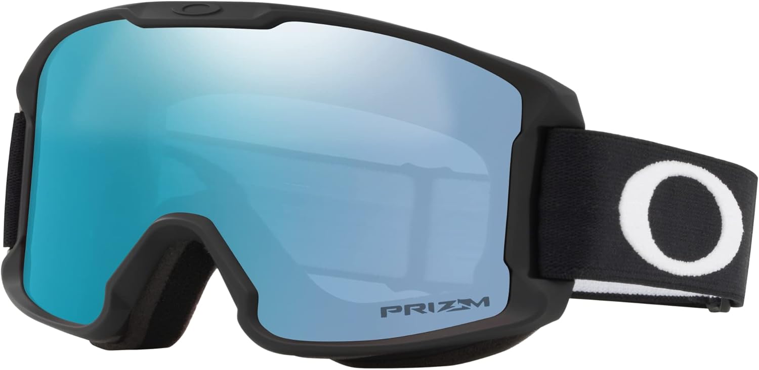 

Oakley Unisex - adult Line Miner, Matte Black Strap/Prizm Snow Sapphire Iridium Lens