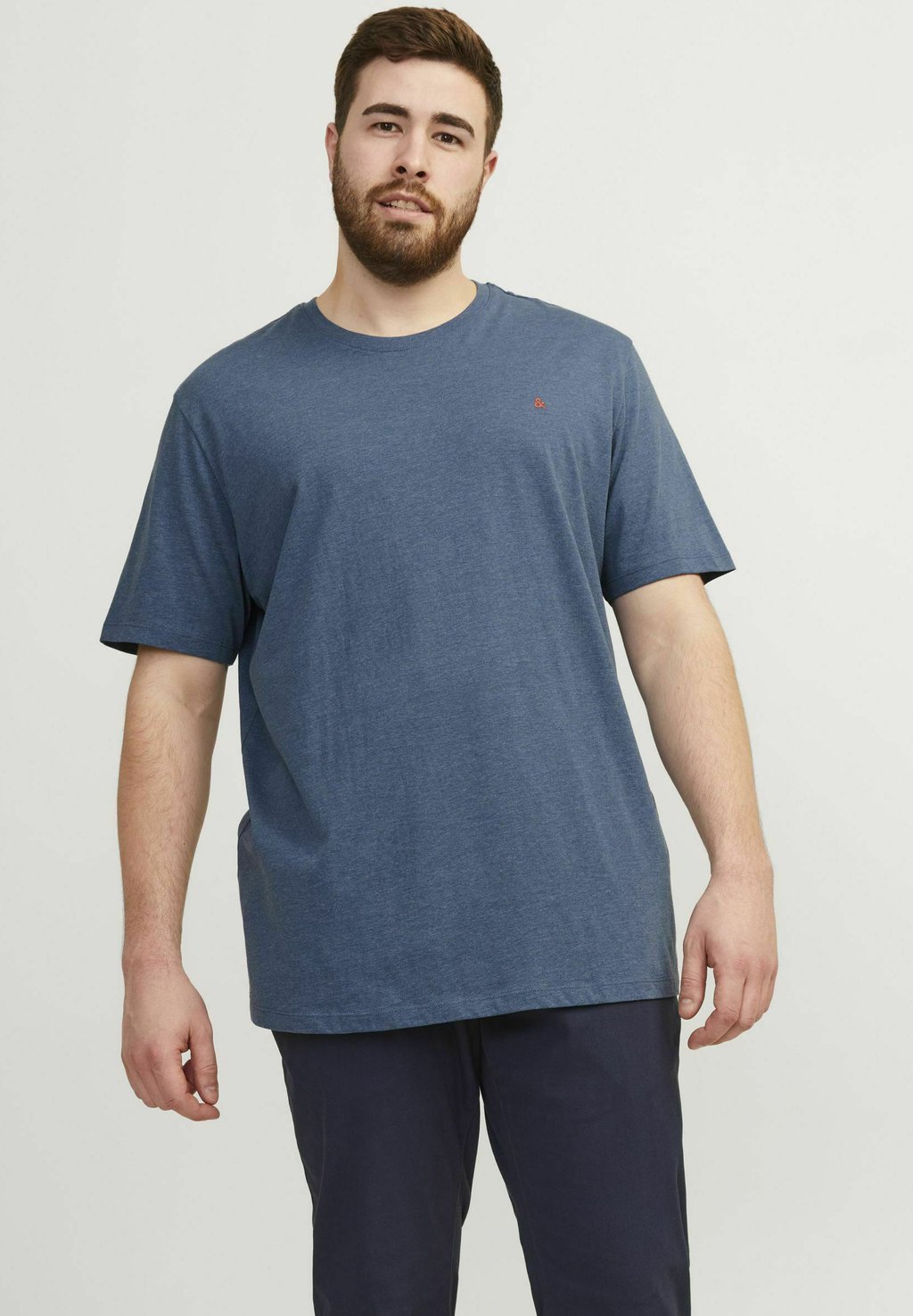 

Футболка JJEPAULOS CREW NECK NOOS Jack & Jones, цвет Denim Blue