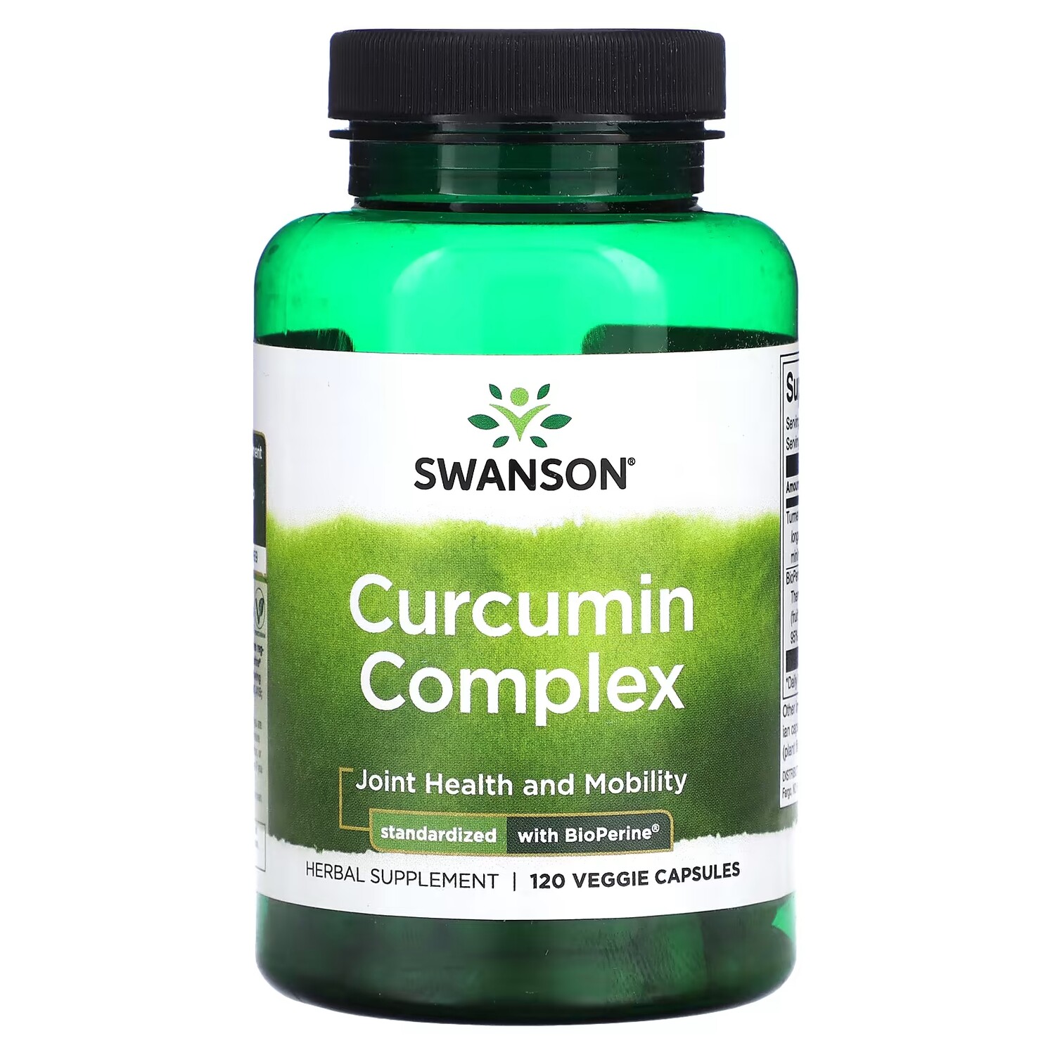 

Комплекс Swanson с куркумином, 120 растительных капсул