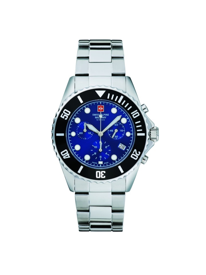 

Swiss Military Кварцевые часы 7053.9138SAM серебристого цвета