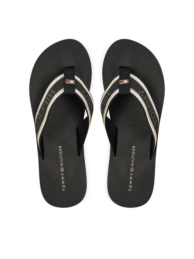 

Шлепанцы Tommy Hilfiger Chancletas Im Hilfiger Beach Sandal, черный