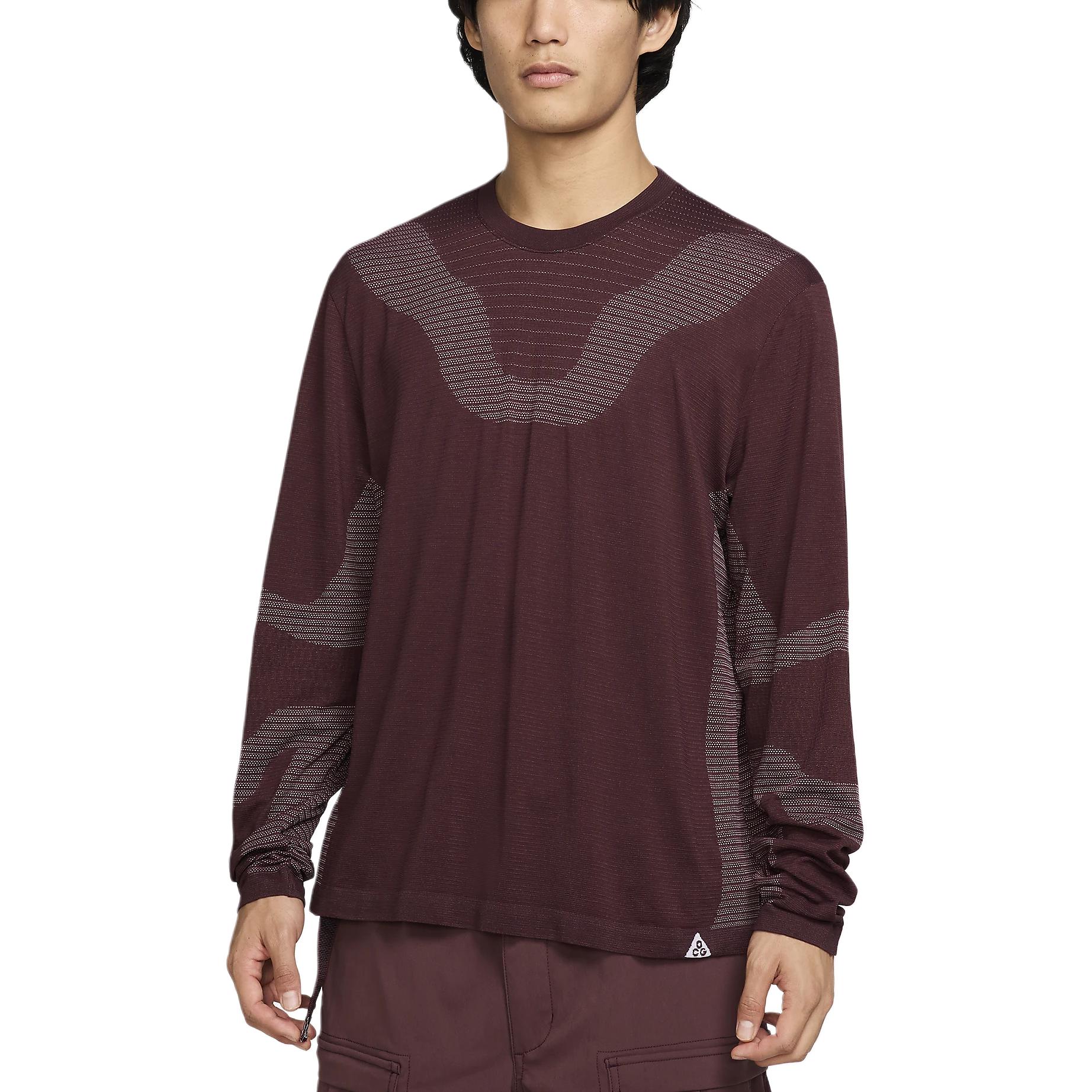Acg Acg 'Delta River' Dri FIT Adv базовая футболка с длинным рукавом Nike, красный/розовый — фото 3
