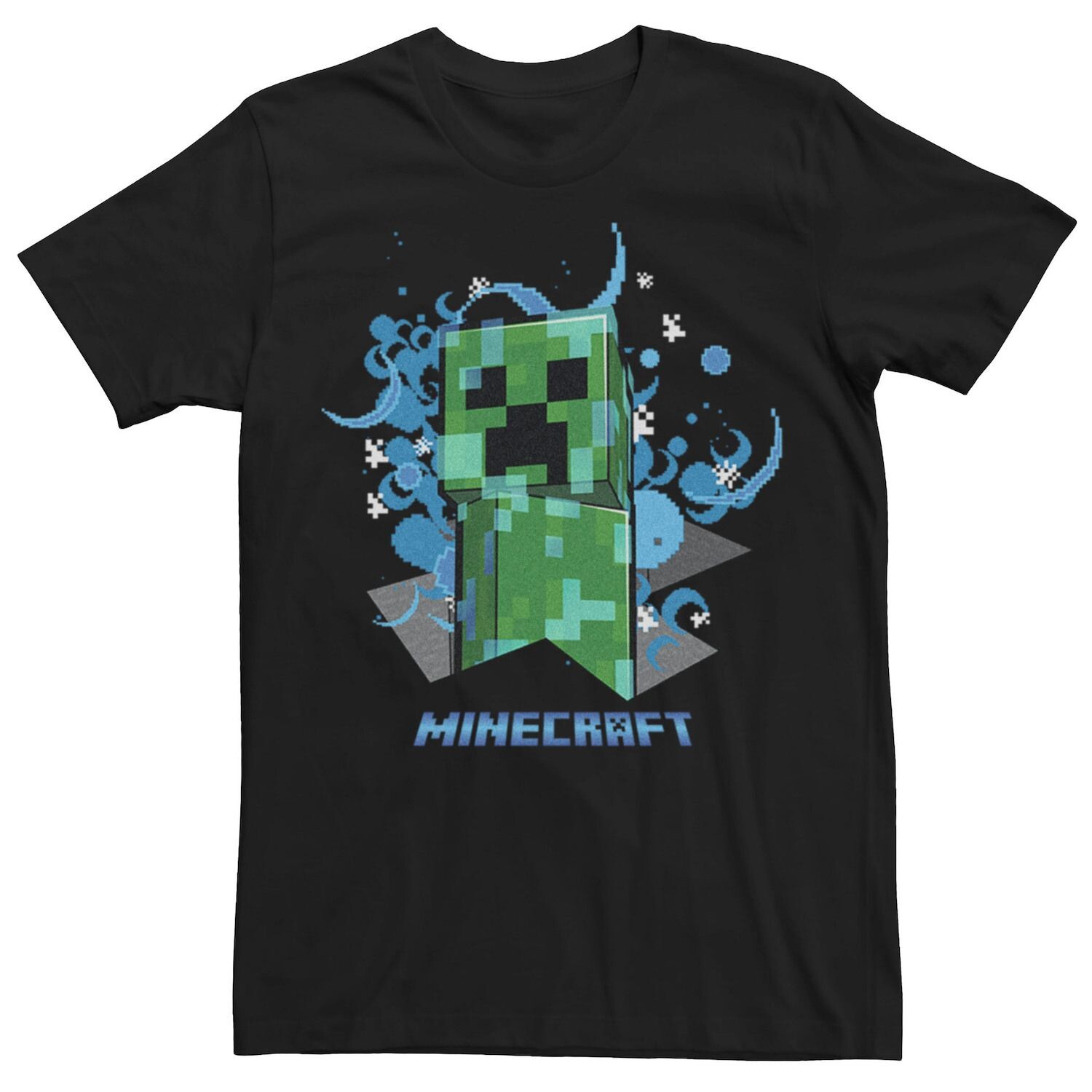 

Мужская футболка с логотипом Minecraft Charged Electric Creeper Licensed Character