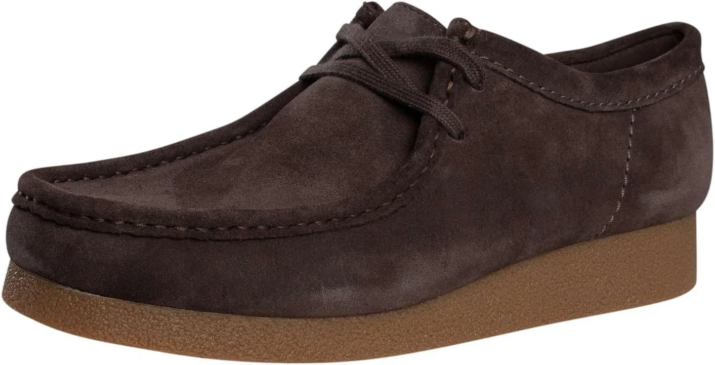 Мужские ботинки Clarks Wallabeeevo Derby, темно-коричневый