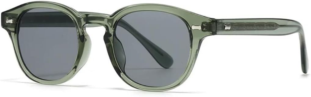 

Солнцезащитные очки с защитой UV400 | Круглая легкая оправа, цветные линзы | Для женщин и мужчин, для занятий спортом на открытом воздухе и вождения LXLHWN, Army Green