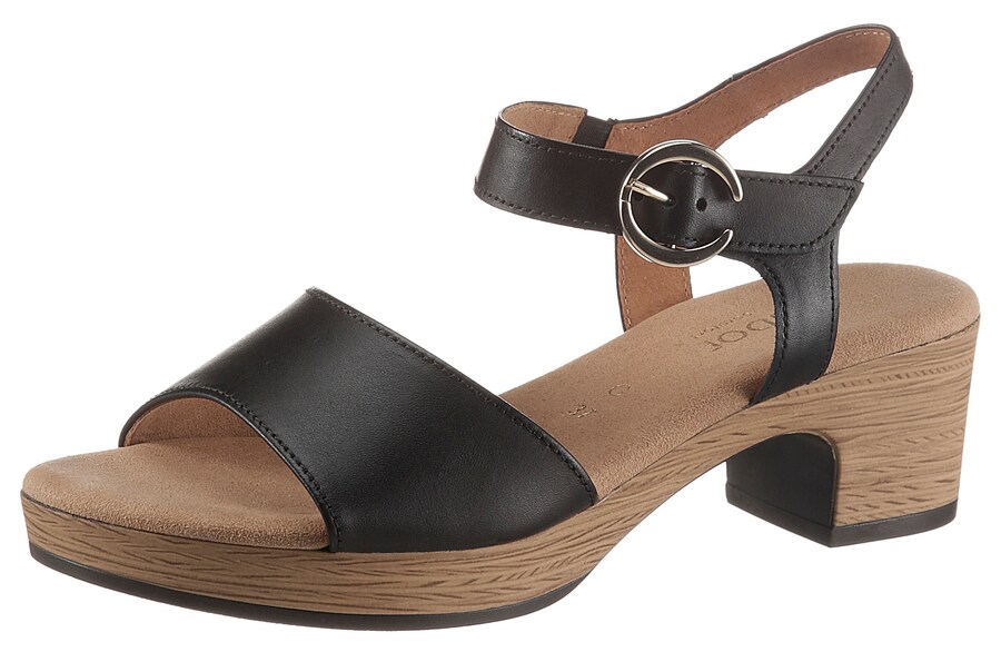 Босоножки на высоком каблуке GABOR Sandals, черный