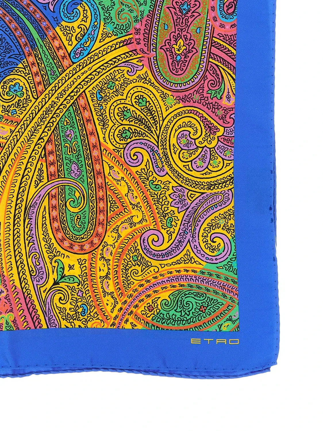 Шарф с цветочным узором пейсли ETRO, мультицвет — фото 2