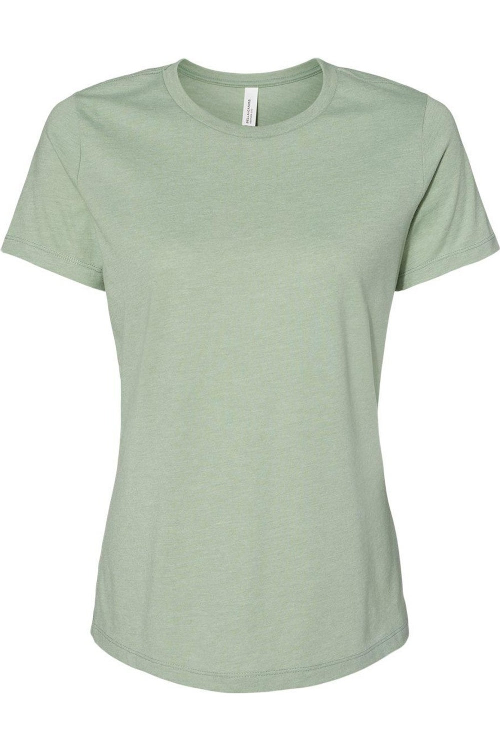 

Женская свободная футболка BELLA + CANVAS Heather CVC, цвет heather sage