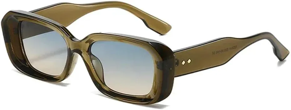 

Солнцезащитные очки Candy Gradient Rivet UV400 для женщин и мужчин, для занятий спортом на открытом воздухе и путешествий, оливково-зеленый цвет UYPTK, Olive Green