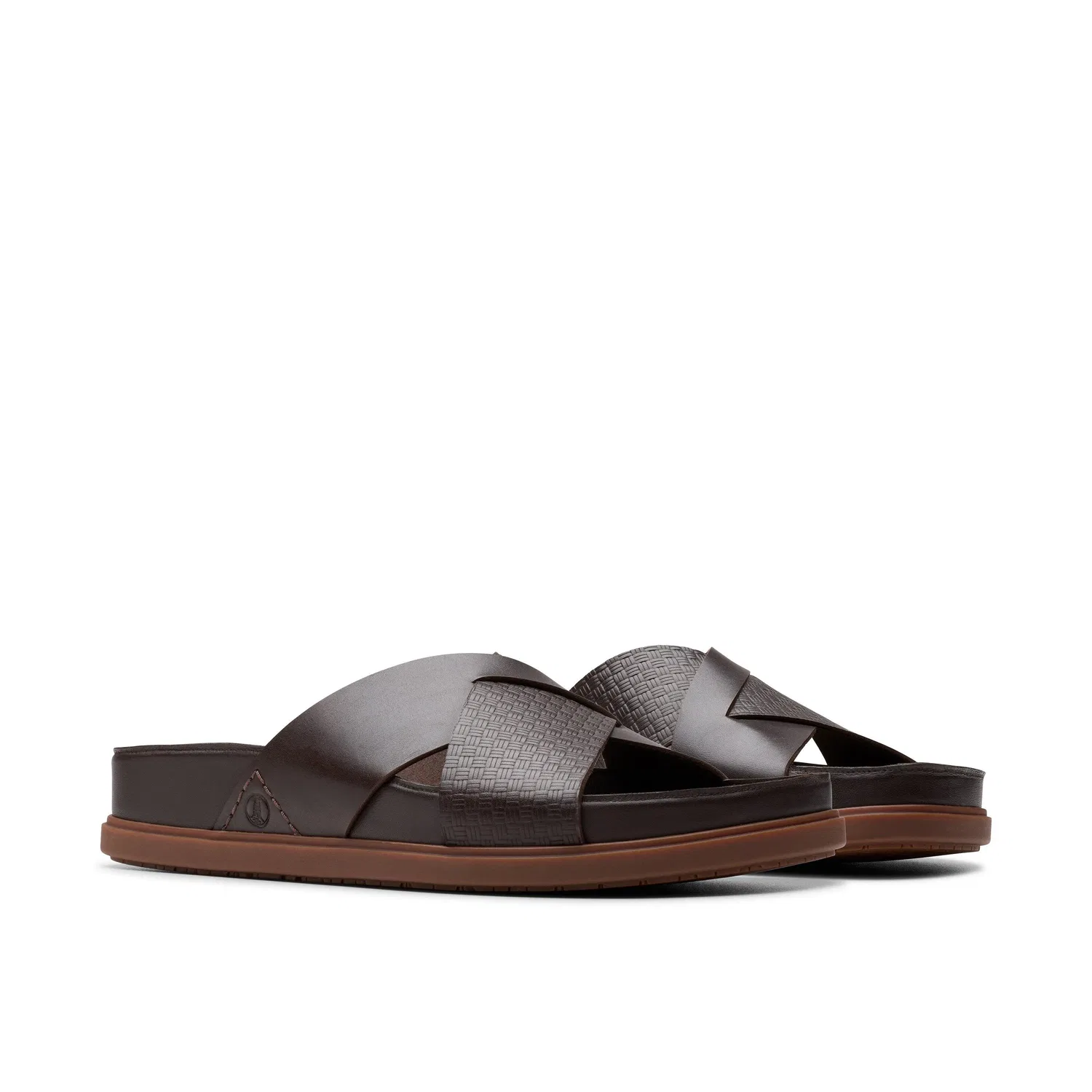 Сандалии кожаные Torford Cross Clarks, коричневый — фото 4