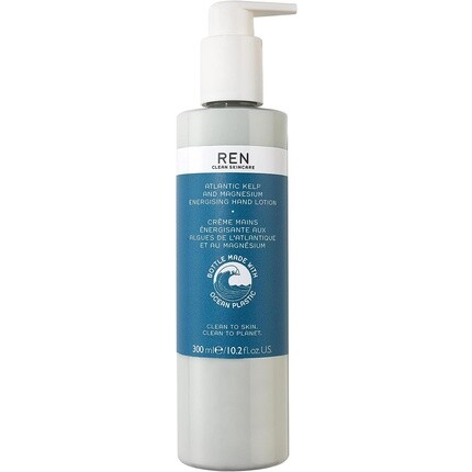 

Clean Skincare Atlantic, бодрящий лосьон для рук с водорослями и магнием, 300 мл, Ren