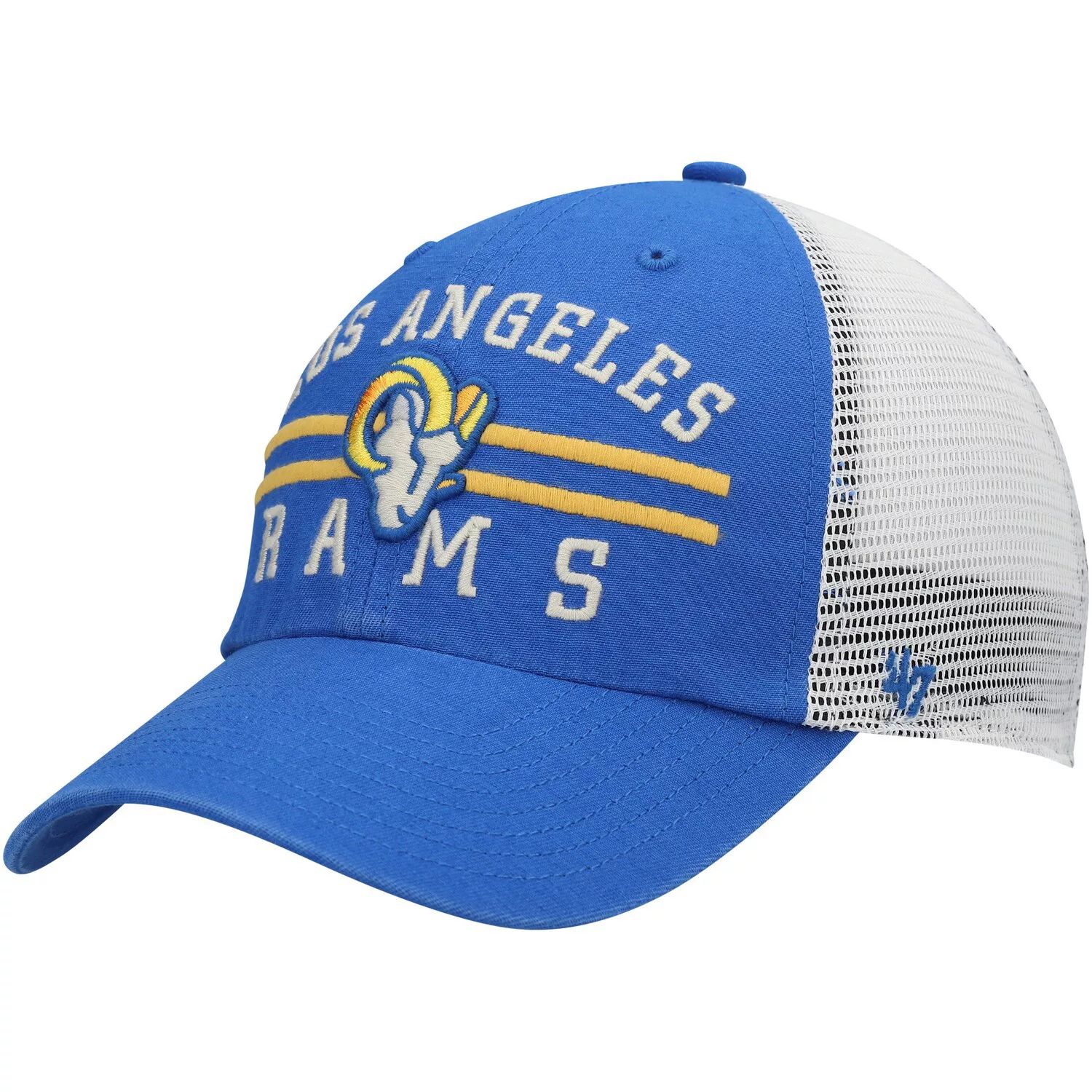 

Мужская кепка Snapback Royal Los Angeles Rams Highpoint Trucker Clean Up '47