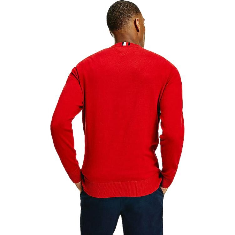 Толстовка мужская красная Tommy Hilfiger, красный — фото 3