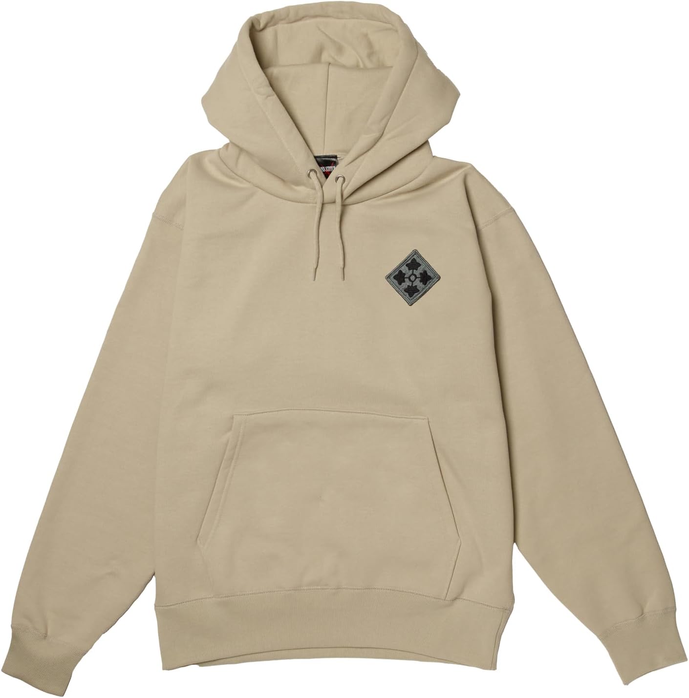 

Толстовка с капюшоном в стиле F, нашивка с гербом армии США, флисовая подкладка, пуловер, цвет: серый (stone) F-Style