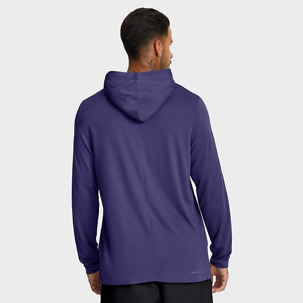 Мужская фиолетовая толстовка clemson tigers 2025 sideline dri-fit с длинным рукавом Nike — фото 3