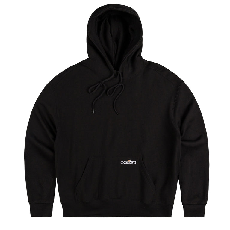 

Свитер hooded label script sweat Carhartt Wip, черный
