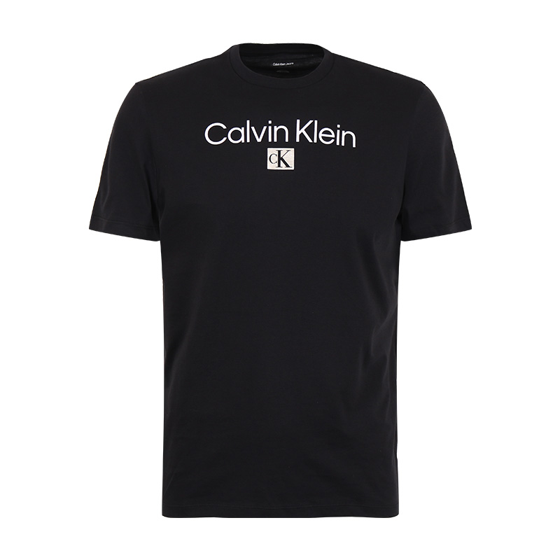 Футболка с длинным рукавом и круглым вырезом мужская Calvin Klein, белый — фото 3