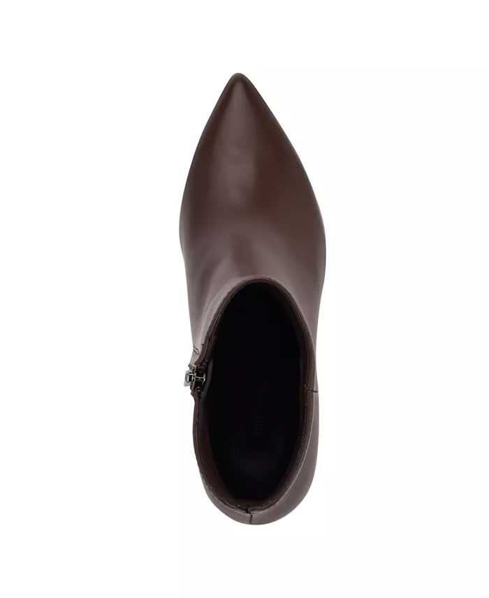 Женские ботильоны Maribu с острым носом Nine West, коричневый — фото 4
