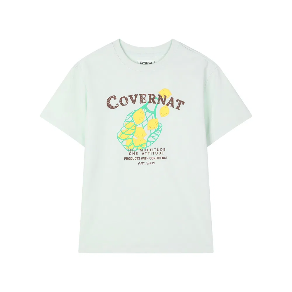Детская футболка Fruity Tropical мятная от Covernat Kids