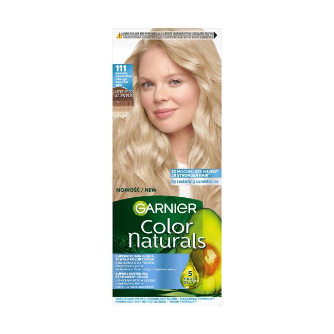 

Краска для волос Color Naturals Garnier, цвет 111 extra light natural ash blond