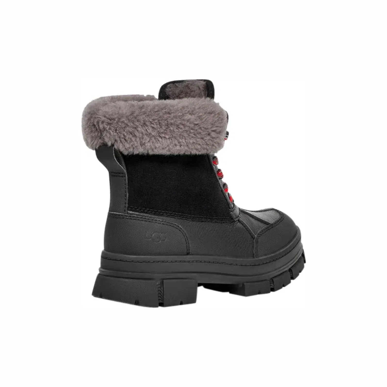 Водонепроницаемые черные ботинки UGG Ashton Addie из натуральной кожи HTAT558 — фото 4