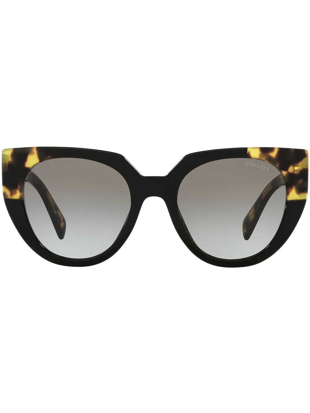 

Солнцезащитные очки в оправе 'кошачий глаз' Prada Eyewear, зеленый