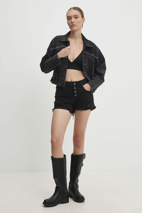 

Джинсовая куртка Answear Lab, черный