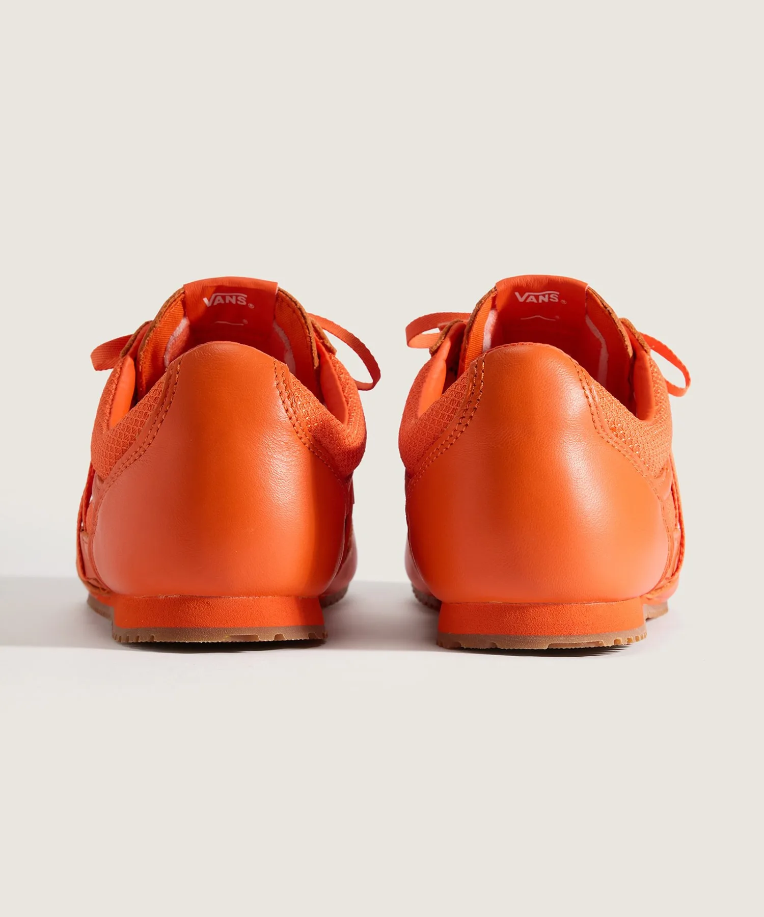 Унисекс кроссовки из натуральной кожи VANS PREMIUM SLP Trainer FLAME красные — фото 4