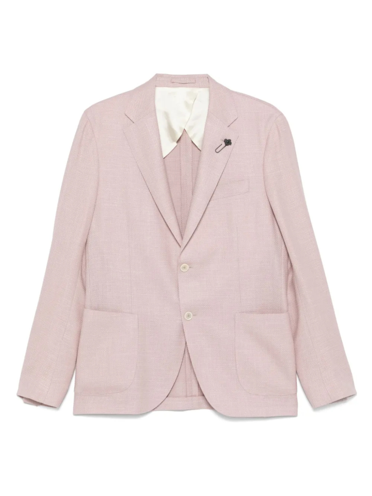 

Блейзер из плетеной ткани Lardini, розовый